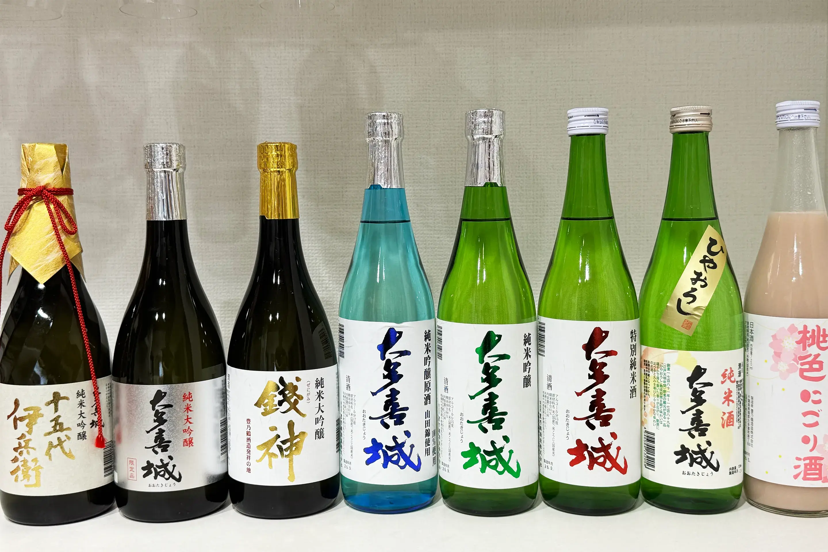豊乃鶴酒造の大多喜城シリーズ写真